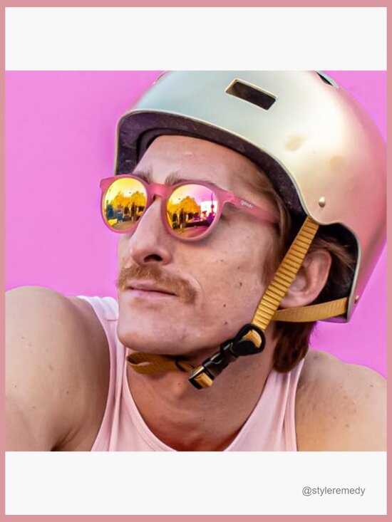 Polarized Round Sunglasses with No Slip No Bounce Frame main image 6